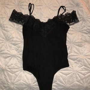 Windsor Black lace bodysuit